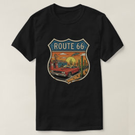 Retro Route 66 Highway T-Shirt