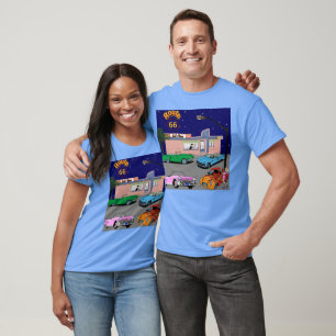 Retro Route 66 Tasse T-Shirt