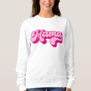 Retro Royal Purpur Mama Sweatshirt