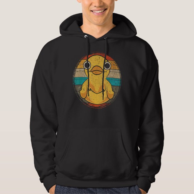 Retro Rubber Duck Hoodie (Vorderseite)
