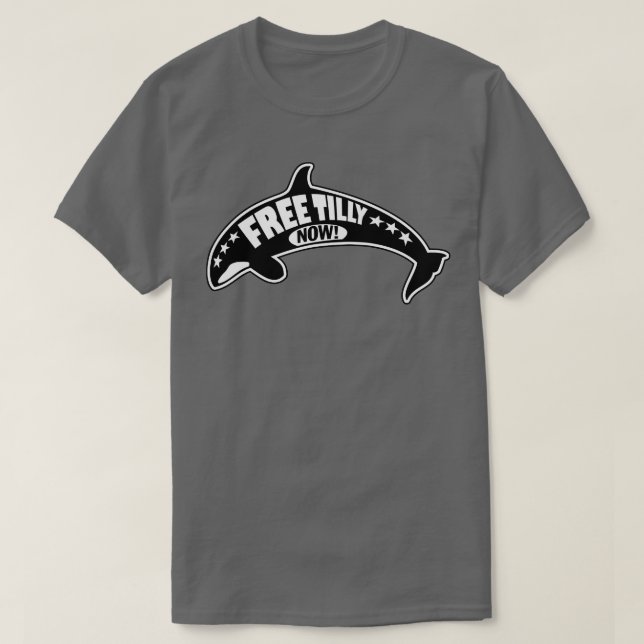 Retro-Rücklauf-Kacheln JETZT Orca-Konservierung T-Shirt (Design vorne)