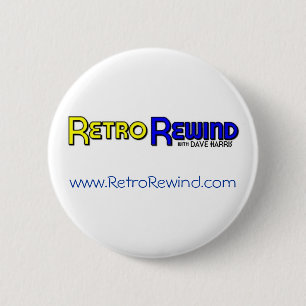 Retro Rücklauftaste Button