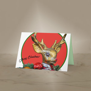 Retro-Rudolph-Karte Karte