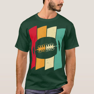 Retro Rugby Ball Vintag Style Rugby Player T-Shirt
