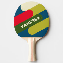 Retro Rugby Fusion with Name Tischtennis Schläger