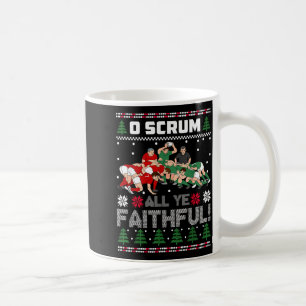Retro Rugby O Scrum Alle Gläubigen Schrecklich Frö Kaffeetasse