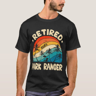 Retro Ruheständler Park Ranger Vintage Pensionieru T-Shirt