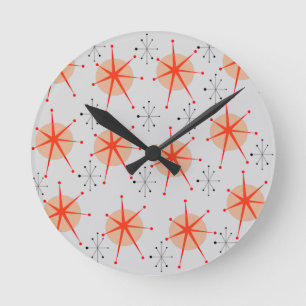 Retro Runde Wanduhr
