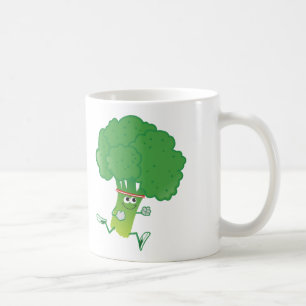 Retro Running Broccoli Tasse