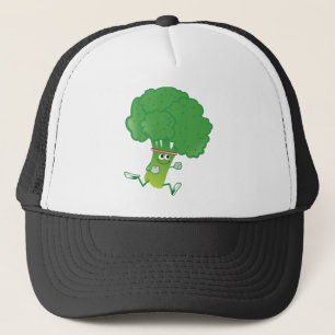 Retro Running Broccoli Truckerkappe