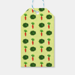 Retro Rustikale Vegetation Gemüsegarten  Geschenkanhänger
