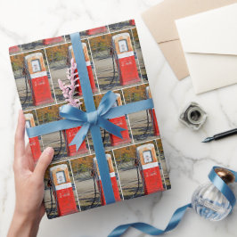 Retro-Rusty-Gaspumpe Geschenkpapier