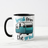 Retro RV Aquamarine BFTG Kaffee Tasse