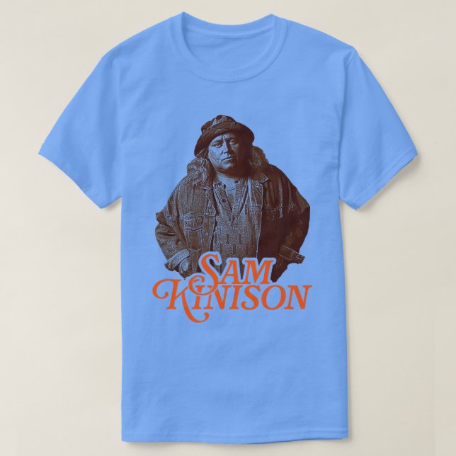 Retro Sam Kinison Sepia Tribute T-Shirt (Design vorne)