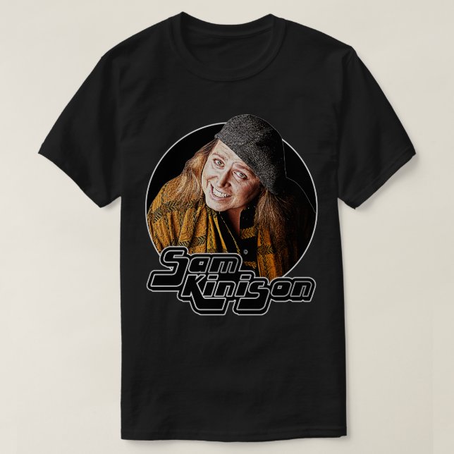 Retro Sam Kinison Smile Tribute T-Shirt (Design vorne)