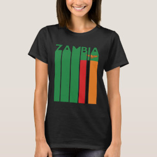 Retro Sambia Souvenir Vintage sambische Flagge Sam T-Shirt