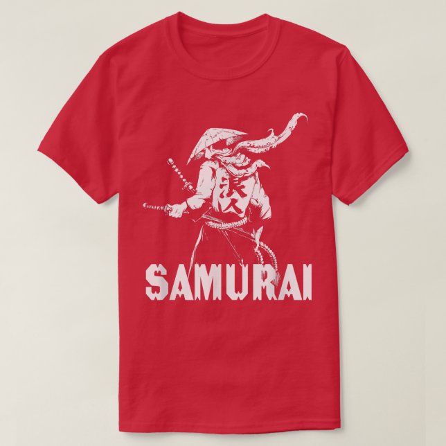 Retro Samurai Warrior Japanisch Samurai Ronin Funn T-Shirt (Design vorne)