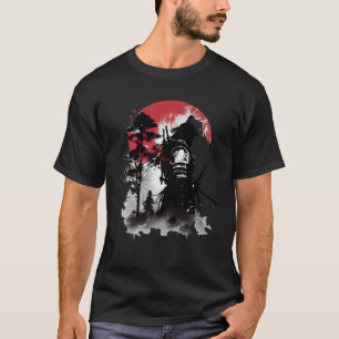 Retro Samurai Warrior Sword Japanisch Ninja 1 T-Shirt