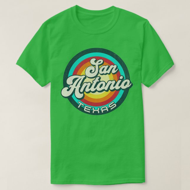 Retro San Antonio Texas 2 T-Shirt (Design vorne)