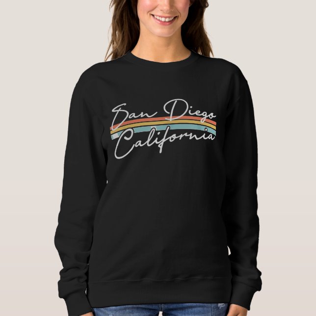 Retro San Diego California Sweatshirt (Vorderseite)