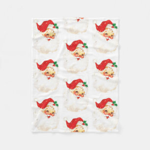 Retro Sankt-Weihnachtsfeiertags-Decke Fleecedecke