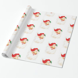 Retro Sankt-WeihnachtsweihnachtsPackpapier Geschenkpapier