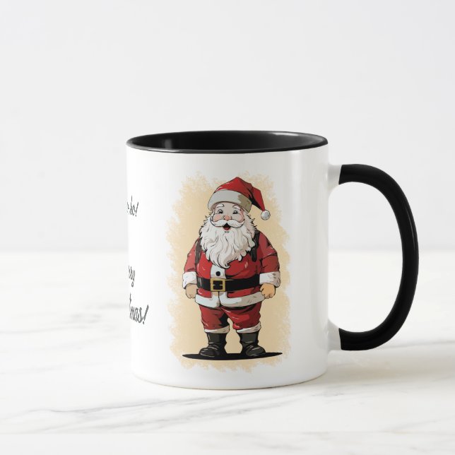 Retro Santa Christmas Tasse (Rechts)