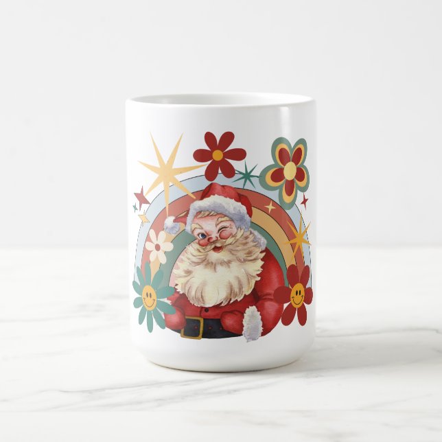 Retro Santa Christmas Tasse (Mittel)