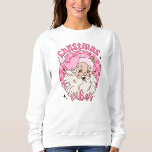 Retro Santa Claus Sweatshirt Christmas Vibes