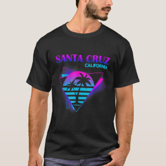 Retro Santa Cruz California Beach Sunset Men Women T-Shirt