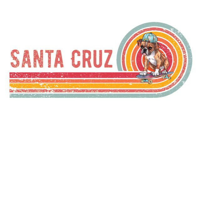 Retro Santa Cruz Skateboarding Boxer T-Shirt (Von Creator hochgeladen)