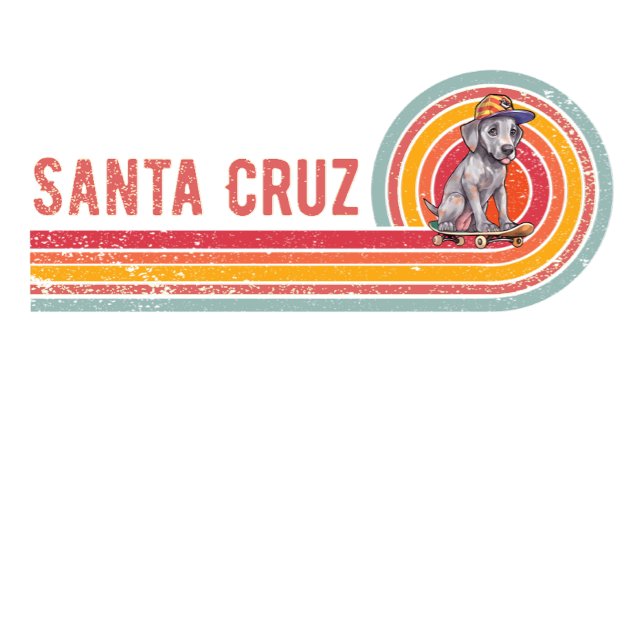 Retro Santa Cruz Skateboarding Great Dane T-Shirt (Von Creator hochgeladen)