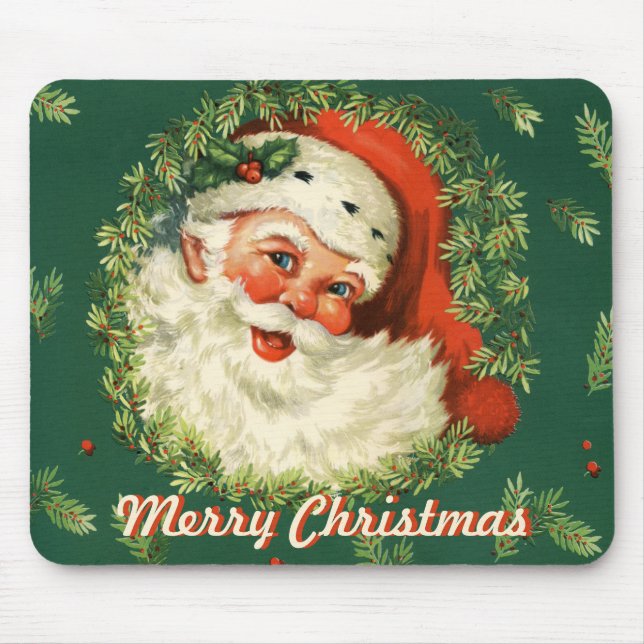 Retro Santa Mousepad (Vorne)