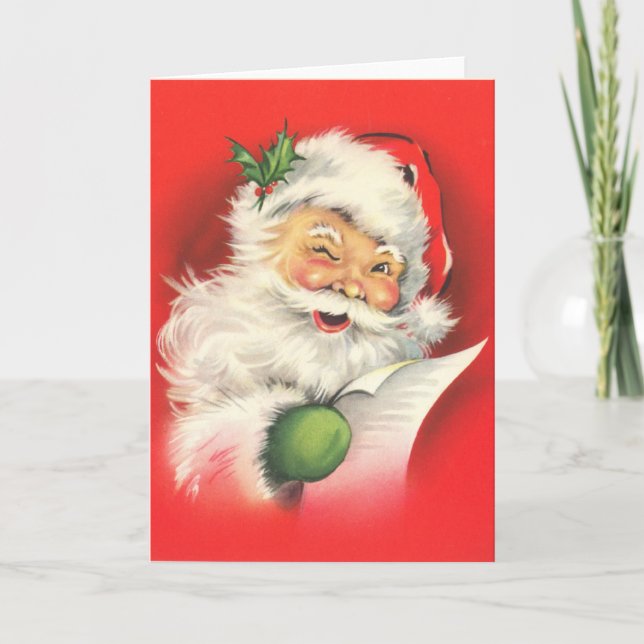 RETRO Santa Vintage Weihnachten (Vorderseite)