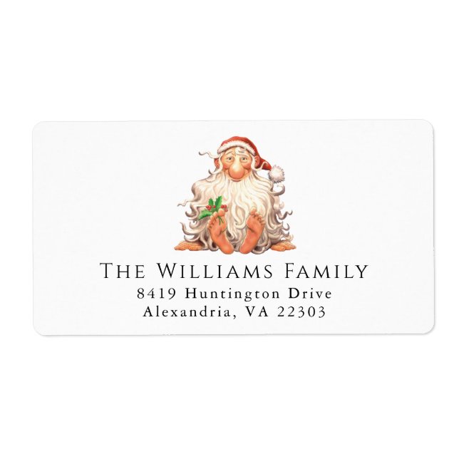 Retro Santa Weihnachtsfeiertag (Vorne)