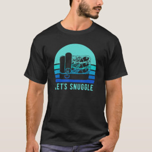 Retro Sardine Lustig Lass uns kuscheln Vintage Fis T-Shirt