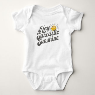 Retro sarkastische Sonnenschein Vintage Humor Kuns Baby Strampler