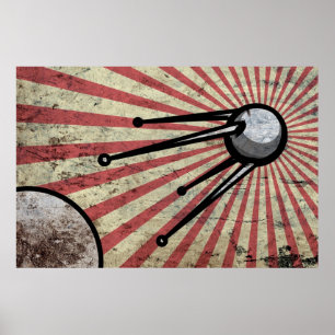 Retro-Satellit Poster