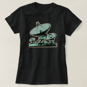 Retro Satellite Dish Graphic T-Shirt
