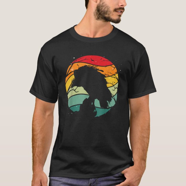 Retro Scavenger Bird Vulture T Shirt (Vorderseite)