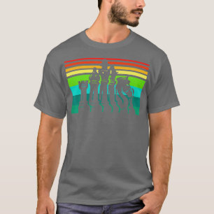 Retro-Schach Vintage-Schachspieler T-Shirt