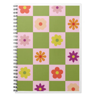 Retro-Schachbrett-Notizbuch Notizblock