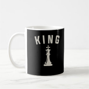 Retro-Schachkönig Vintage-Schachliebhaber Kaffeetasse