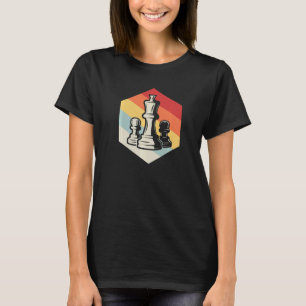 Retro-Schachspiel im Vintage-Stil T-Shirt