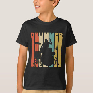 Retro Schlagzeuger T-Shirt