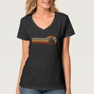 Retro-Schlagzeugspieler Trommeln Musiker Perkussio T-Shirt