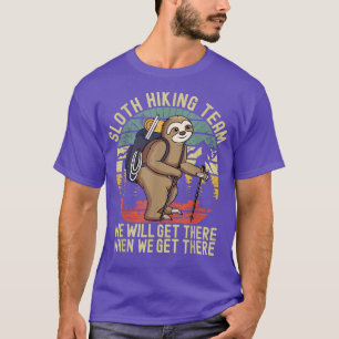 Retro-Schlucht-Wanderteam wir kommen dort an T-Shirt