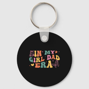 Retro-Schmetterlingsgeschenk für Vater und Tochter Schlüsselanhänger