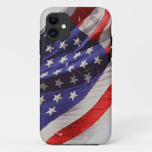Retro Schmutz-Fliegen-Flagge von Amerika Case-Mate iPhone Hülle