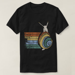 Retro-Schnecke-Ästhetik Vintage-Kunst T-Shirt